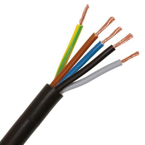 Flexibele H05VV-F Kabel | 5 x 1,5mm2 aders | VMVL, Doe-het-zelf en Verbouw, Elektra en Kabels, Nieuw, Ophalen of Verzenden