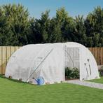 vidaXL Tuinkas met stalen frame 16 m² 4x4x2 m wit, Verzenden, Nieuw