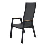 Standenstoel Amir teak nuance - antraciet, Ophalen of Verzenden, Nieuw