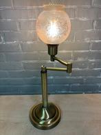 Tafellamp - Glas, Messing - Bureau Lamp, Antiek en Kunst