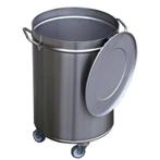 RVS afvalemmer | 50 liter, Verzenden, Nieuw in verpakking