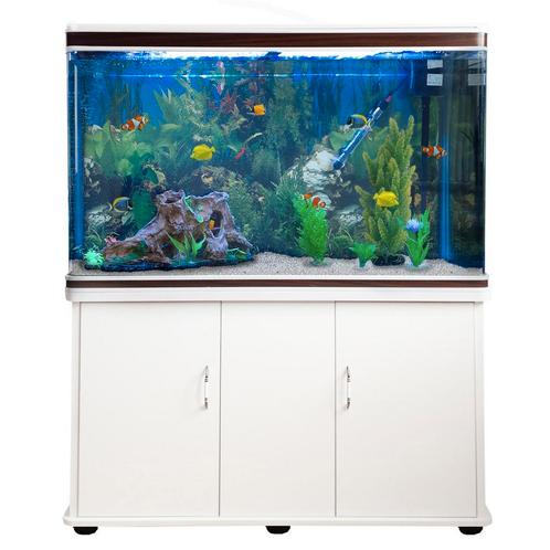 Aquarium 300 L Wit starterset inclusief meubel - wit grind -, Dieren en Toebehoren, Vissen | Aquaria en Toebehoren, Verzenden