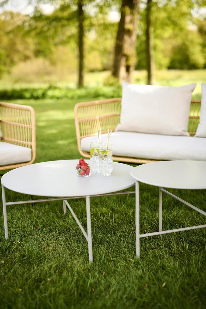 Metalen salontafel | Indoor & Outdoor | Ronde tafels, Huis en Inrichting, Tafels | Salontafels, 50 tot 100 cm, Rond, Nieuw, Metaal