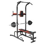 Complete thuisfitnessbank met pull-up bar en buikspiertra..., Ophalen of Verzenden, Nieuw
