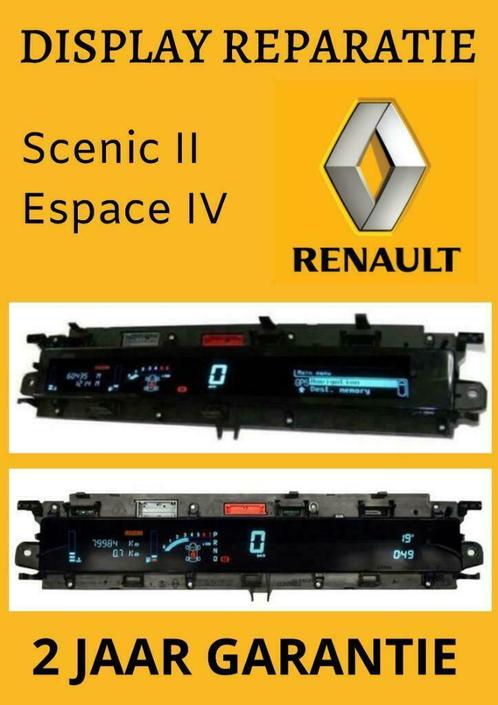 Renault Espace IV instrumentenpaneel display KM teller, Auto-onderdelen, Dashboard en Schakelaars, Gereviseerd, Renault, Ophalen of Verzenden