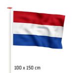 NR 102: Nederlandse vlag 100x150 cm standaard blauw, Nieuw