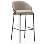 25% Korting |  Kave Home Barkruk, Verzenden, Zo goed als nieuw, Metaal, 90 cm of meer