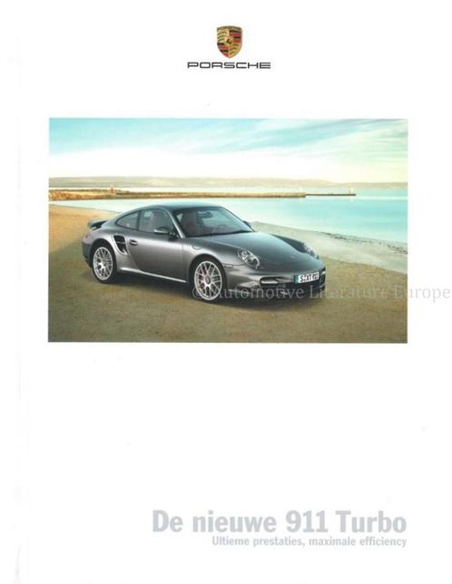 2010 PORSCHE 911 TURBO HARDCOVER BROCHURE NEDERLANDS, Boeken, Auto's | Folders en Tijdschriften, Porsche