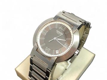 Veiling - Hermes Paris Horloge - Zwarte Wijzerplaat beschikbaar voor biedingen