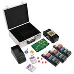 vidaXL 300-delige Pokerset 4 g, Hobby en Vrije tijd, Gezelschapsspellen | Kaartspellen, Verzenden, Nieuw