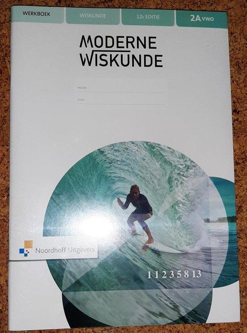 Moderne Wiskunde 12e vwo 2 a b werkboek 9789001883027, Boeken, Techniek, Zo goed als nieuw, Verzenden