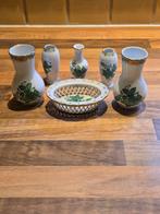 Herend - Tafelservies (6) - Porselein - Chinees boeketgroen, Antiek en Kunst