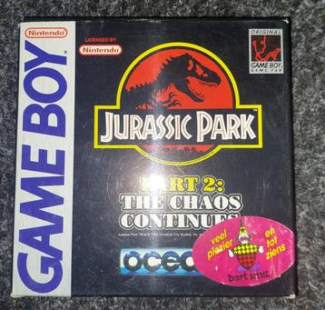Jurassic Park 2 The Chaos Continues (Gameboy tweedehands