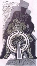 Spotprent over De Spaarnestroom (lijst optie, Lithos), Antiek en Kunst, Kunst | Litho's en Zeefdrukken, Verzenden