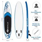 Coast opblaasbaar stand-up paddle board staande bord met, Huis en Inrichting, Verzenden, Nieuw