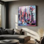 Ksavera - Cubism A1291 - abstract painting on XL canvas