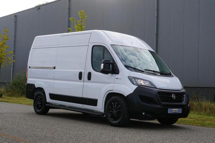 Fiat Ducato 35H 2.3 MultiJet L2H2, Auto's, Bestelauto's, Lease, Grijs, Automaat, Financial lease, Wit, Fiat, Stof, Diesel, ABS