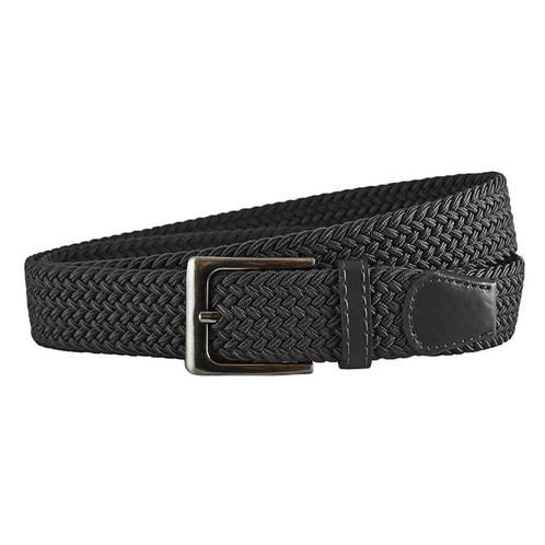 Landley Elastische Gevlochten Riem Dames / Heren Zwart - 115, Kleding | Heren, Riemen en Ceinturen, Zwart, Nieuw, Verzenden