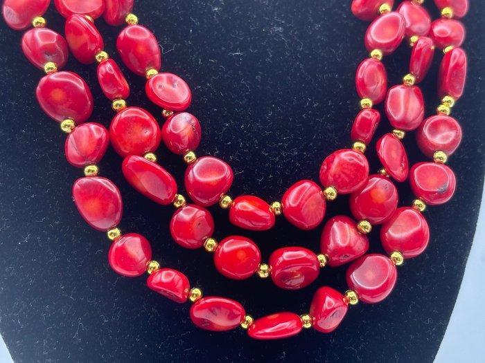 Staal, Verguld - Halsketting, Antiek en Kunst, Curiosa en Brocante