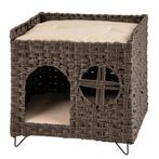 2dekans | Coast Kattenhuis van PE-Rattan - Opvouwbaar - 2, Ophalen of Verzenden, Zo goed als nieuw