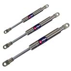 Allpa Gasveren RVS 316 Oogbevestiging-320-550mm | 64Kg, Watersport en Boten, Ophalen of Verzenden, Nieuw