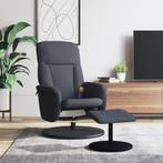 vidaXL Massagestoel verstelbaar met voetenbank fluweel, Huis en Inrichting, Fauteuils, Verzenden, Nieuw