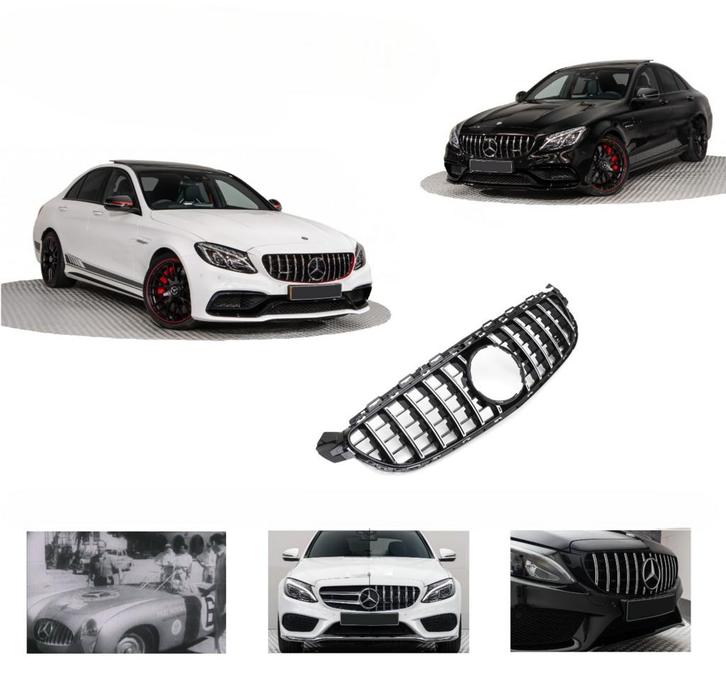 Grill | Mercedes-Benz | C-klasse 14-18 4d sed. W205 / C-klas, Auto-onderdelen, Carrosserie en Plaatwerk, Nieuw, Mercedes-Benz