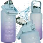 Trizand 2L Waterfles - Grote Motivatie Drinkfles met Tijd..., Ophalen of Verzenden, Nieuw