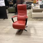 Gealux Bloom Jeff Large relaxfauteuil met sta op, Huis en Inrichting, Stoelen, Nieuw, Leer, Ophalen of Verzenden, Rood