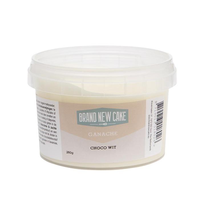 BrandNewCake Ganache Choco Wit 260g, Hobby en Vrije tijd, Taarten en Cupcakes maken, Nieuw, Verzenden