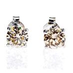 Zonder minimumprijs - Oorbellen - 14 karaat Witgoud -, Sieraden, Tassen en Uiterlijk, Oorbellen, Nieuw