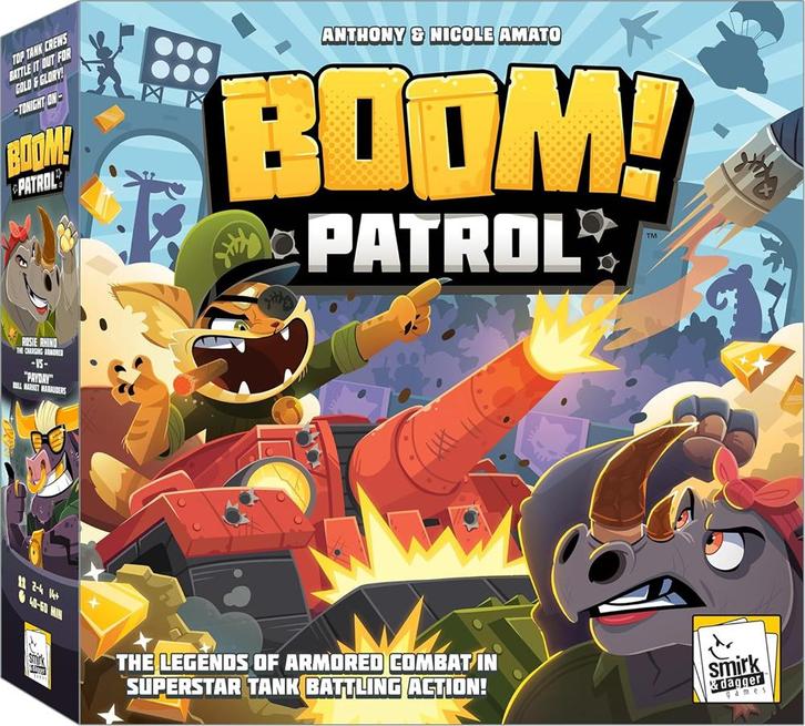 BOOM! Patrol - Board game | Smirk & Laughter Games -, Hobby en Vrije tijd, Gezelschapsspellen | Bordspellen, Nieuw, Verzenden