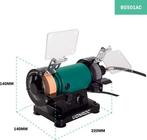 2dekans | VONROC Tafelslijpmachine / Multitool – 150W – 75MM, Ophalen of Verzenden, Zo goed als nieuw