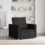 vidaXL Uittrekbaar slaapbank eenpersoons Zwart 90 x 165 x 87, Huis en Inrichting, Fauteuils, Verzenden, Nieuw