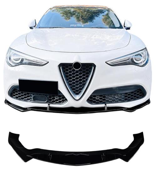 Voorspoiler | Alfa Romeo Stelvio | 2017-2023 | glanzend zwar, Auto-onderdelen, Carrosserie en Plaatwerk, Nieuw, Alfa Romeo, Verzenden