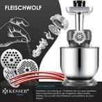 KESSER® 3-in-1 keukenmachine - Kneedmachine - 5,5L - Antraci, Witgoed en Apparatuur, Eierkokers, Verzenden, Nieuw