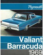 1969 PLYMOUTH VALIANT | BARRACUDA BROCHURE NEDERLANDS, Boeken, Auto's | Folders en Tijdschriften, Nieuw, Author