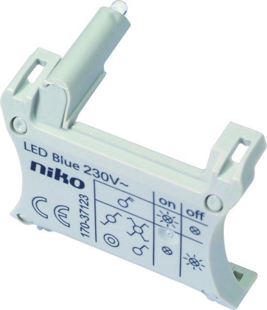 NIKO Original LED lamp 230V blauw, Antiek en Kunst, Antiek | Lampen, Verzenden