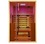 Infrarood Sauna 130 (2p) – Full Spectrum – Demo in showroom, Sport en Fitness, Sauna, Ophalen of Verzenden, Nieuw, Infrarood, Complete sauna