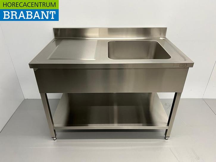 RVS Spoeltafel spoelbak 120 x 70 cm Horeca, Zakelijke goederen, Horeca | Keukenapparatuur, Nieuw in verpakking, Ophalen of Verzenden