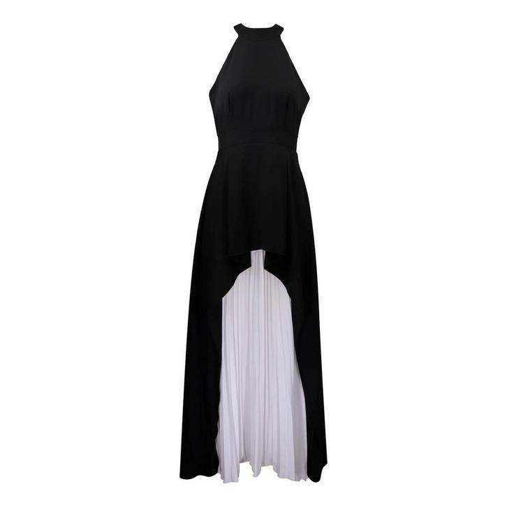 Rinascimento • zwart witte maxi jurk • M, Kleding | Dames, Jurken, Zwart, Nieuw, Maat 38/40 (M), Verzenden