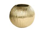 Vaas ELEGANCE 20cm with hammer hamerslag effect antique goud, Ophalen of Verzenden, Nieuw