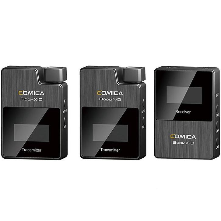 Comica BoomX-D D2 draadloze microfoon met 2 zenders, Muziek en Instrumenten, Microfoons, Overige typen, Nieuw, Ophalen of Verzenden