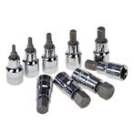 Inbus doppenset 9 delig met 1/2 aansluiting, Doe-het-zelf en Verbouw, Gereedschapskisten, Ophalen of Verzenden, Nieuw