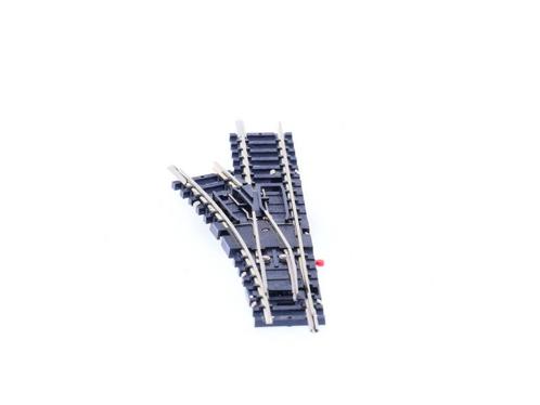 Schaal N Minitrix 4961 rechte wissel links..., Hobby en Vrije tijd, Modeltreinen | N-Spoor, Gelijkstroom, Rails, Gebruikt, Analoog