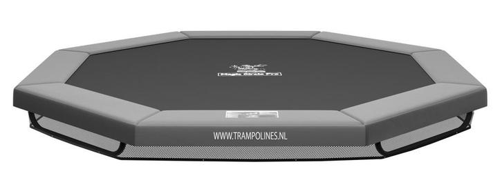 Ingraaf Trampoline Magic Circle Pro Grey 480 cm, Kinderen en Baby's, Speelgoed | Buiten | Trampolines, Nieuw, Ophalen of Verzenden