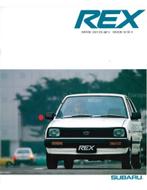 1985 SUBARU REX BROCHURE JAPANS, Boeken, Auto's | Folders en Tijdschriften, Nieuw, Author