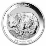 Wombat 1 oz 2022 (25.000 oplage), Verzenden, Losse munt, Zilver