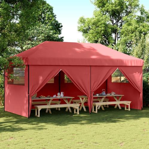 vidaXL Partytent inklapbaar pop-up met 4 zijwanden, Tuin en Terras, Partytenten, Partytent, Nieuw, Verzenden