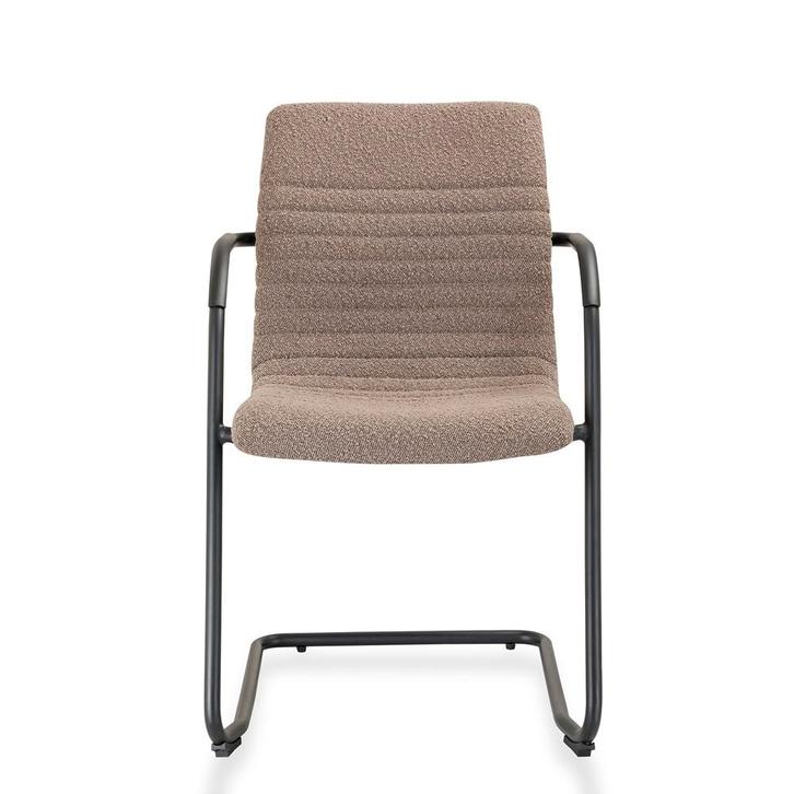 Comfora Slede Vergaderstoel in Bouclé Stoffering Leverbaar, Huis en Inrichting, Stoelen, Nieuw, Ophalen of Verzenden